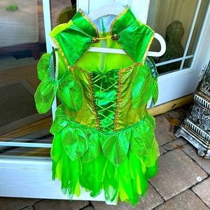 Green Tinkerbell costume size 3-4